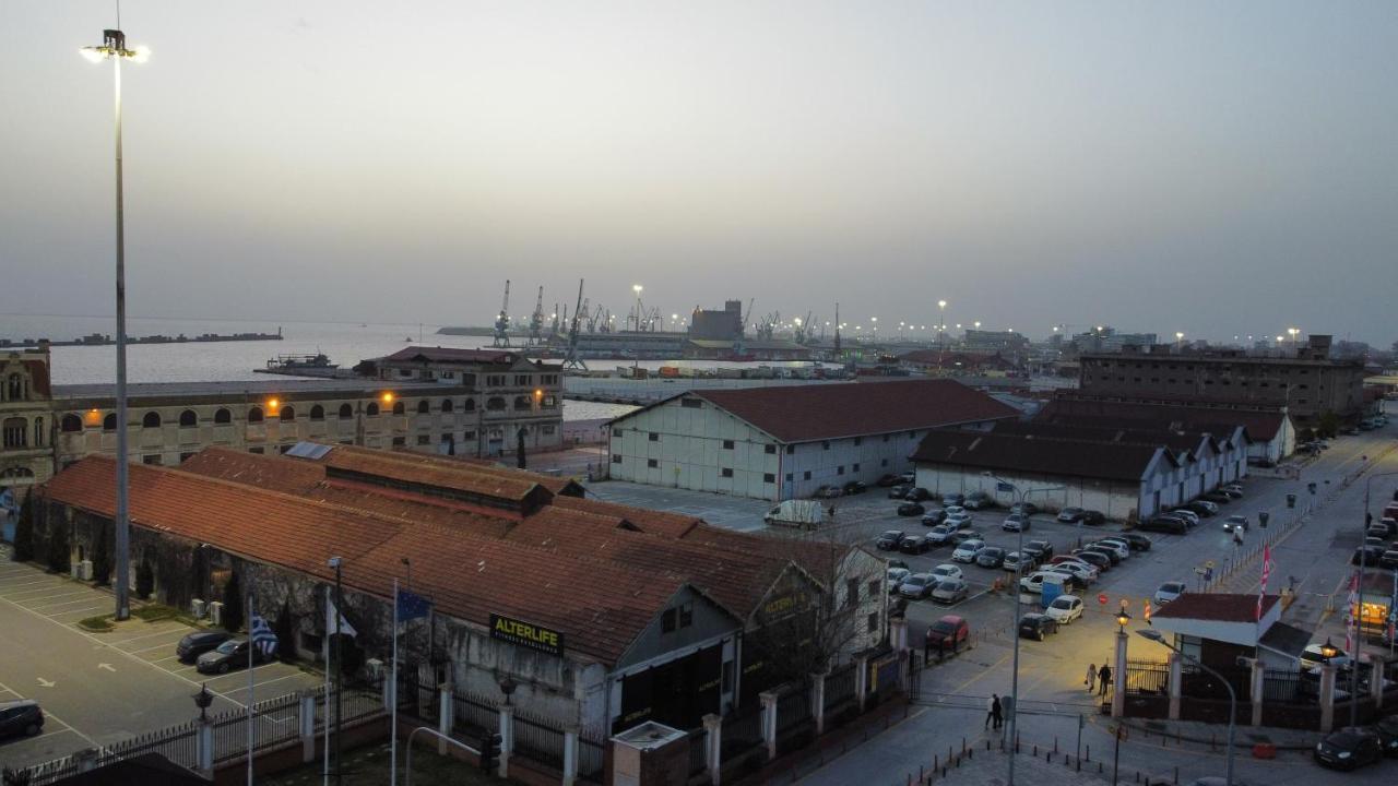 Ferienwohnung Celestial Luxury Skg Port Thessaloniki Exterior foto