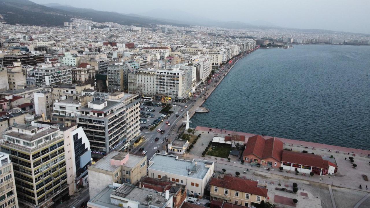 Ferienwohnung Celestial Luxury Skg Port Thessaloniki Exterior foto